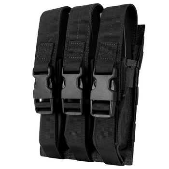 Подсумок для магазинов пистолета-пулемета тройний молле Condor MP5 Mag Pouch MA37 Чорний