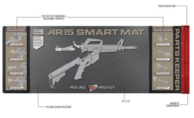 Коврик для чистки оружия со схемой Real Avid AR15 Smart Mat AVAR15SM
