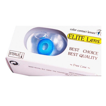 Цветные линзы «Блу аква» ELITE LENS (LN039)