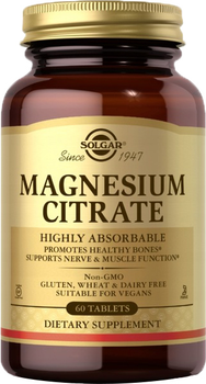 Suplement diety Solgar Cytrynian magnezu 60 t (33984017108)