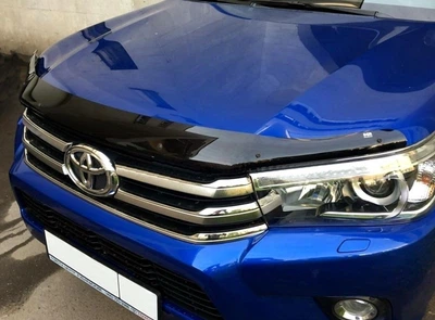 Дефлектор капота Toyota Hilux 2015-2020 без логотипа EGR