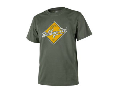 Футболка тактична Helikon-Tex Бавовна XL Олива T-Shirt (Helikon-Tex Road Sign) - Cotton - Olive Green (TS-HRS-CO-02-B06-XL)