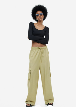 Жіночі штани карго H&M (55798) XS Хакі