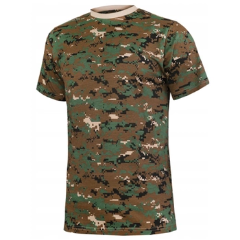 Бавовняна футболка Mil-Tec® Digital Woodland XL