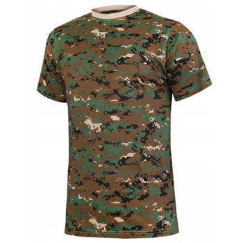 Хлопковая футболка Mil-Tec® Digital Woodland L