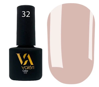 Гель-лак Valeri Color 032 бежевый 6 мл