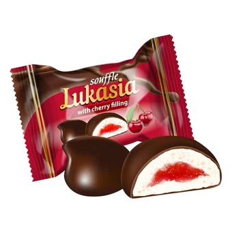 Цукерки Лукас Lukasia з вишневим наповнювачем 2.5 кг (4823054611383)