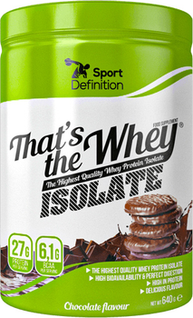 Białko Sport Definition Thats The Whey Isolate 90 640 g Chocolate (5906660531920)