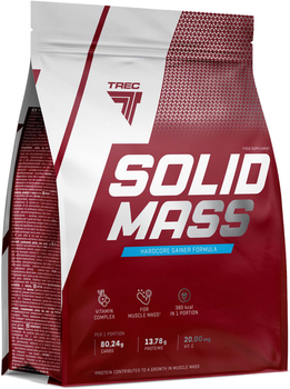 Gainer Trec Nutrition Solid Mass 3000 g Strawberry (5901828342790)