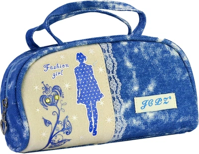 Пенал-сумочка Cool For School 1 отделение Голубой (J-2393-blue)