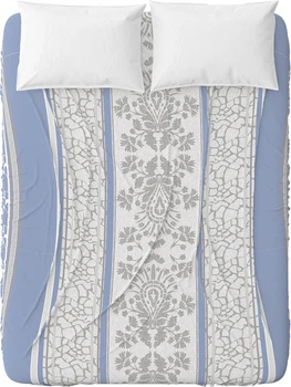 Простынь Home Line Бязь 145х215 см Синяя (156333)