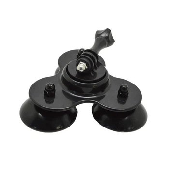Крепление тройная присоска Triple Suction Cup для экшн камер Xiaomi YI, SJCam, GoPRO код № XTGP180 (1786)