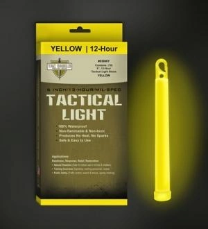 Хімсвітло лайтстик Tac Shield Tactical Light Sticks 0308 Жовтий