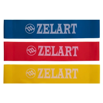 Стрічки сопротивления LOOP BANDS ZELART набор 3 шт эластичные резинки для тренировок фитнеса и спорта