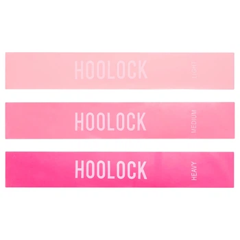 Стрічки опору набір 3шт LOOP BANDS HOOLOCK SP-Sport FI-2863 60х5см Light Medium Heavy Різнокольорові