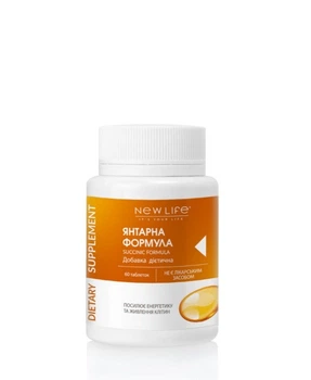 Succinic Formula Новая Жизнь Янтарная формула 60 таблеток в баночке