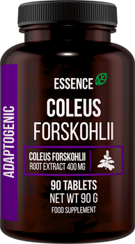 Ekstrakt z korzenia Coleus Forskohlii Essence Coleus Forskohlii 400mg 90 tabletek (5902811806657)