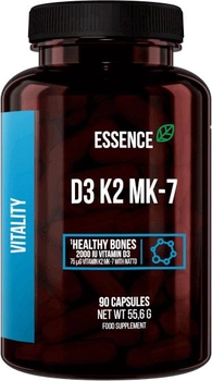 Комплекс вітамінів Essence D3 K2 MK-7 90 капсул (5902811814119)