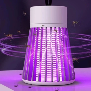 Лампа пастка для комарів 5W від USB Електрична пастка знищувач комах UKC Mosquito Killer Lamp