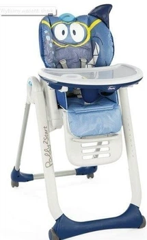 Стільчик для годування Chicco Polly 2 Start Shark