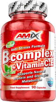 Вітаміни Amix Advanced Nutrition B-Complex Vitamin C&E 90 к (8594159533509)