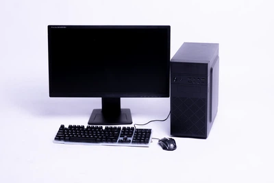 Компьютер в сборе, Intel Core i3 6100, ОЗУ 16 ГБ, HDD 1000 ГБ, монитор 22" Б/У