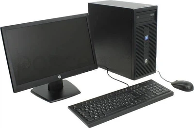Компьютер в сборе, Core i7 2600, до 3.8 гГц, RAM 16 ГБ, HDD 500 ГБ, видео 2 ГБ, монитор 22" Б/У