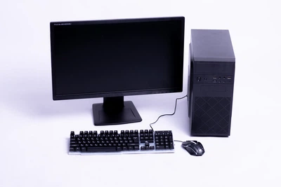 Компьютер в сборе, Intel Core i5 6400, ОЗУ 16 ГБ, HDD 1000 ГБ, монитор 22" Б/У