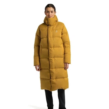 Пуховик Haglofs Long Down Parka Women М жовта