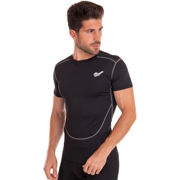 Спортивна футболка чоловіча Jason Fit 704-J розмір L (170-175см) Black