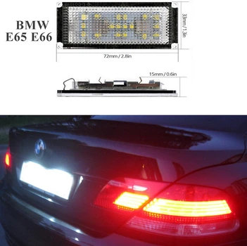 LED подсветка номера bmw e65 e66