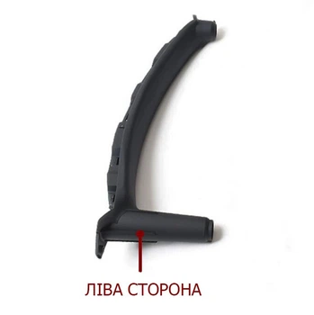 Внутренняя ручка пасажирской двери bmw x5 е70 x6 е71 51416969402 чорная левая