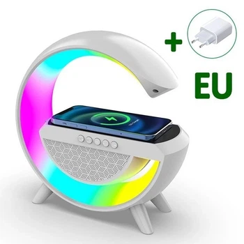 Док-станція Smart Light з нічником і Bluetooth колонкою для iPhone/Android White