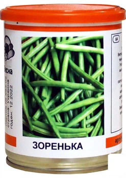 Фасоль спаржевая зеленая "Зоренька" (в банке) Agro-Market 100г (46990)