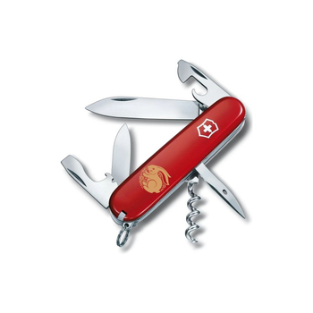 Ніж Victorinox Spartan Zodiac Red "Щасливий Кролик" Bronze (1.3603_Z2165u)