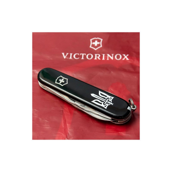 Ніж Victorinox Spartan Ukraine Black "Тризуб ОУН" (1.3603.3_T0300u)