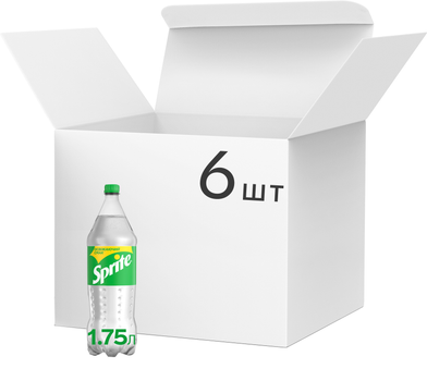 Упаковка безалкогольного напою Sprite 1.75 л х 6 шт (5449000152336)