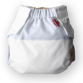 Многоразовый подгузник Waterproof Organic (Ontario Baby) от 12 до 18 месяцев, вес от 11,5 до 13 кг, ART-0000611, белый