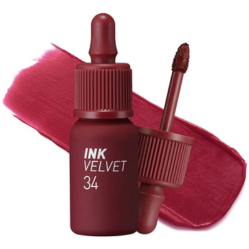 ТИНТ PERIPERA INK VELVET #034 SMOKY RED для губ з матовим ефектом, 4 г