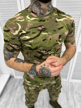 Тактическая футболка военного стиля из инновационного материала Multicam L