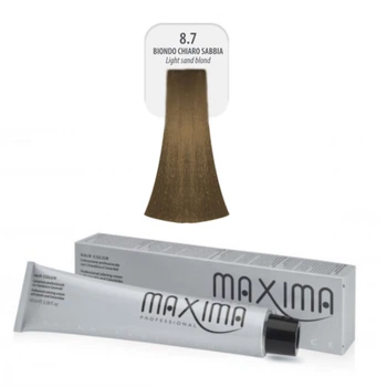 Професійна крем-фарба для волосся Maxima Professional Hair color professional coloring cream 8,7 - світло-пісочний блондин 100 мл (8030778110870)