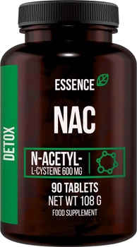 Амінокислота N-ацетил-L-цистеїн Essence NAC 90 таблеток (5902811804806)
