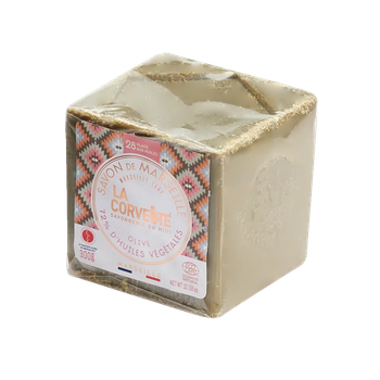 Марсельське мило La Corvette CUBE OLIVE LIMITED EDITION ECOCERT 300g (270304-COR)
