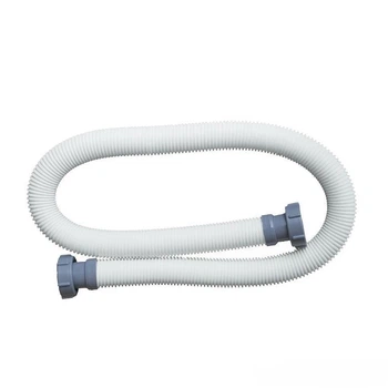 Гофрований шланг із гайками Intex 29060 (стандарт 38мм). Довжина 1.5 м, діаметр 38 мм, різьблення 50 мм
