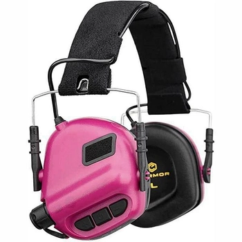 Активні стрілецькі навушники для дівчат Earmor M31 Рожевий (151390)