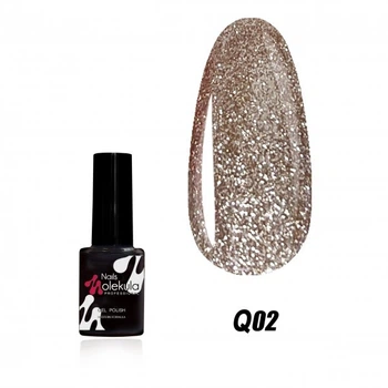 Гель-лак Nails Molekula Queens Secret Q02 бежевое сияние 6 мл (8435689000010)
