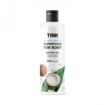 Гель для душу Tink Shower Gel Кокос-Ваніль 500 мл (4823109406452)
