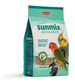 Корм для середніх папуг Padovan SunMix parrocchetti 750 г (8001254005881)