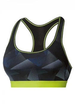 Спортивный топ борцовка для женщины Crivit LYCRA® 371740 S Черный