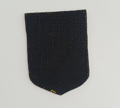 Шеврон Герб Украины на липучке Safety 4,9х6,9 см Желто-голубой